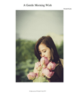 A Gentle Morning Wish For Violin