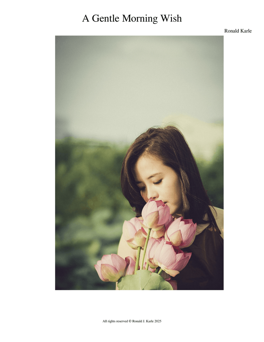 A Gentle Morning Wish For Violin Violin Solo scores gallery preview page 1