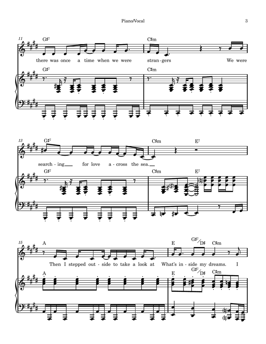 For the Love of You For the Love of You Piano, Vocal scores gallery preview page 3