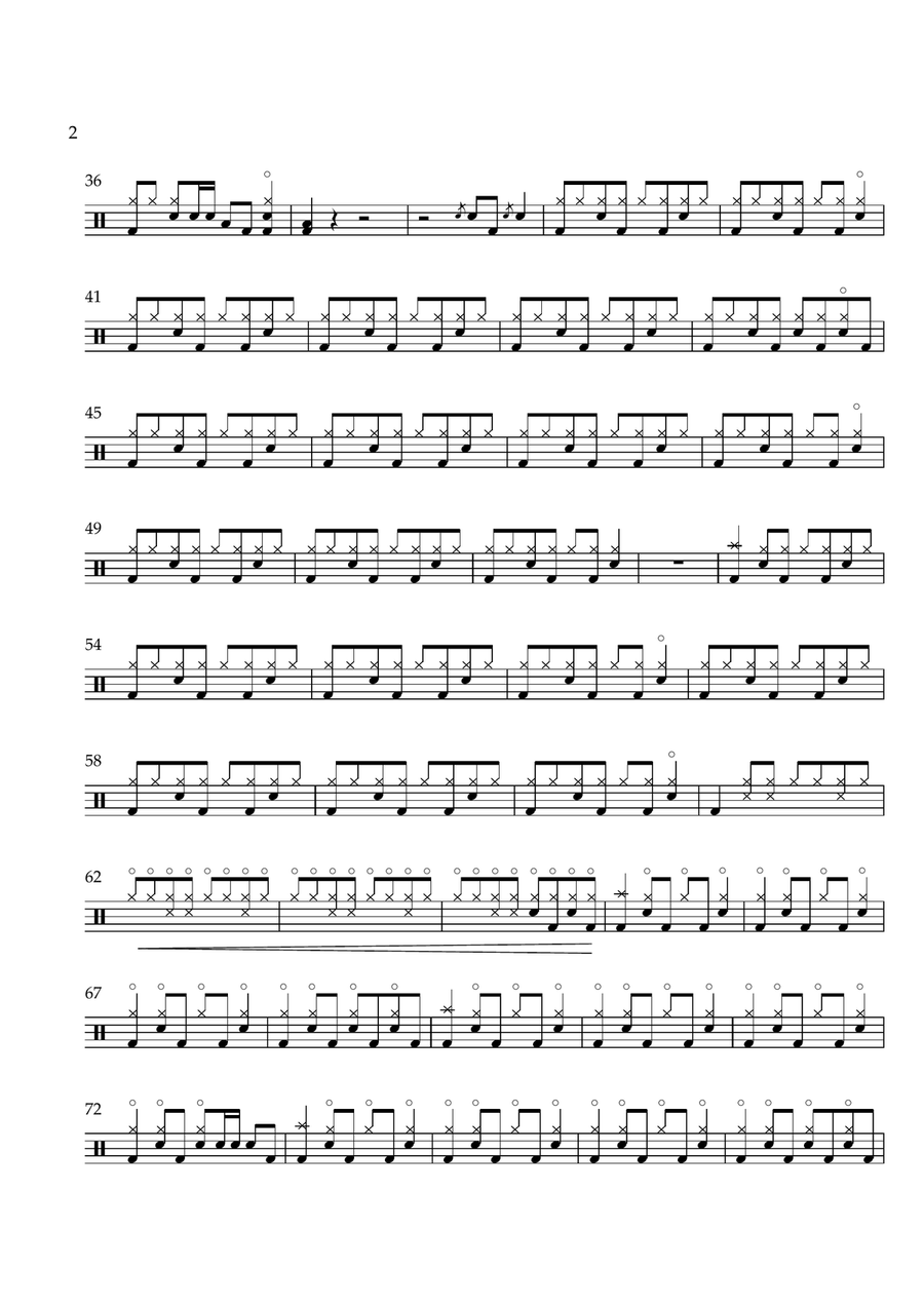 Apt. Drum Set scores gallery preview page 2