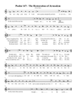 Psalm 147 - The Restoration of Jerusalem (Gregorian Chant)