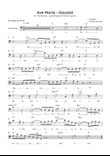 Ave Maria (Gounod) - Trombone in C Major - Beginner/Easy Lead Sheet