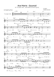 Ave Maria (Gounod) - Trumpet in F Major - Beginner/Easy Lead Sheet