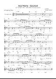 Ave Maria (Gounod) - Trumpet in Eb Major - Beginner/Easy Lead Sheet