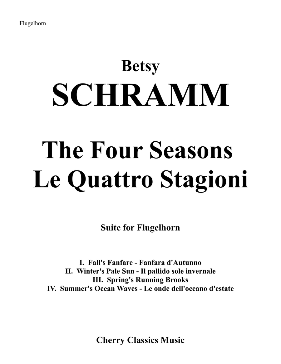 The Four Seasons Suite for Flugelhorn Cornet scores gallery preview page 1