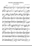 Young And Beautiful - Partitura com cifra