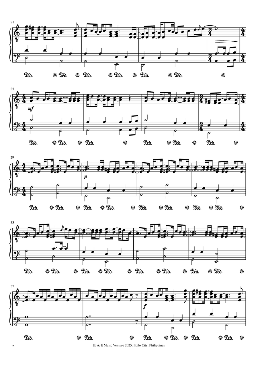 The Unforgiven The Unforgiven A Cappella scores gallery preview page 2