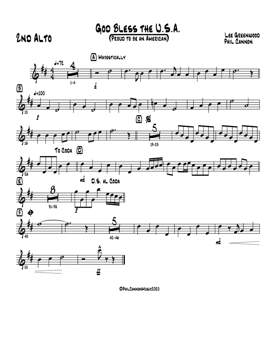 God Bless The U.s.a. God Bless The U.s.a. Jazz Ensemble scores gallery preview page 5