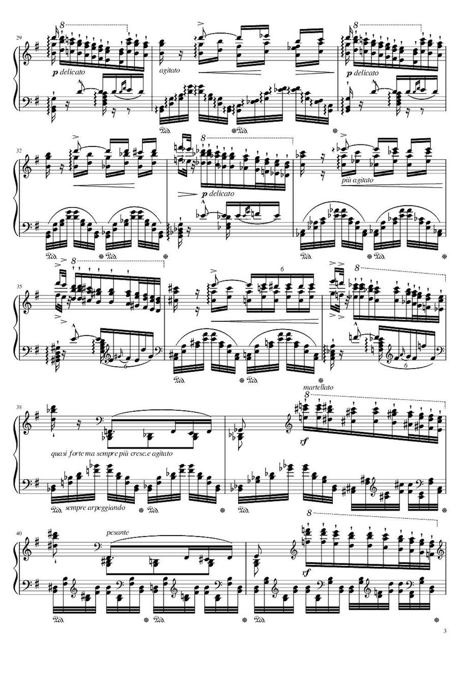 Transcendental Etudes after Paganini No.4 - Franz Liszt Piano Method scores gallery preview page 3