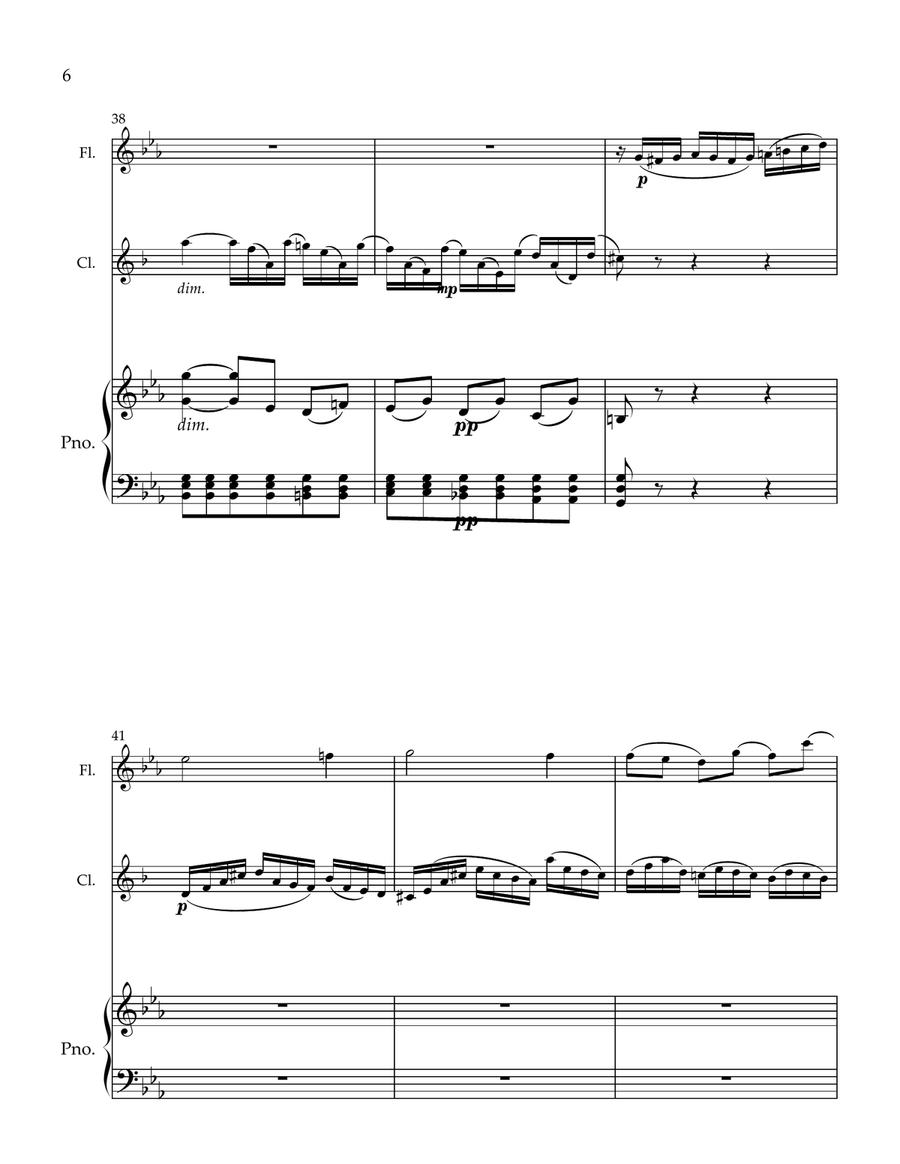 Odelette Odelette Clarinet Duet scores gallery preview page 6