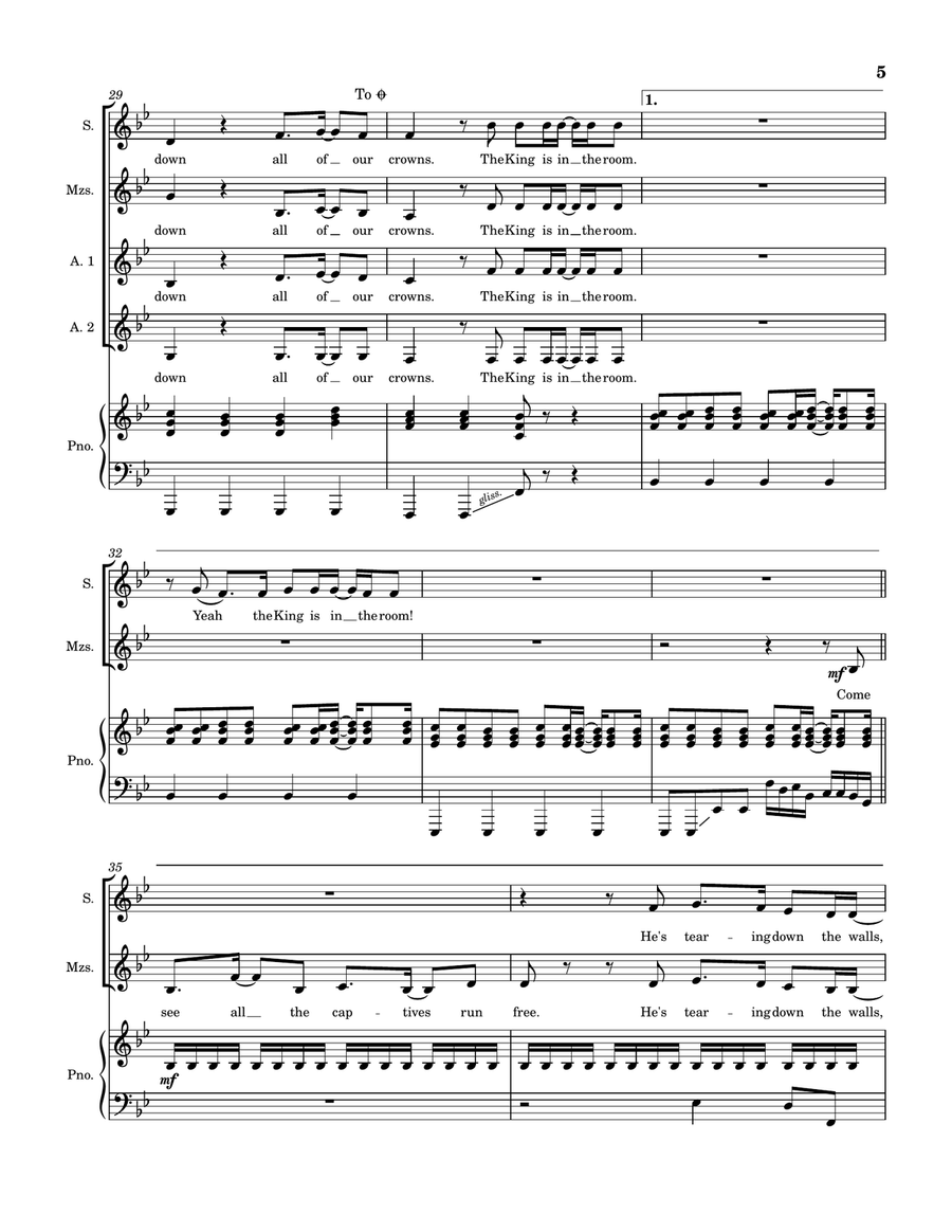 The King Is In The Room The King Is In The Room SSAA scores gallery preview page 6