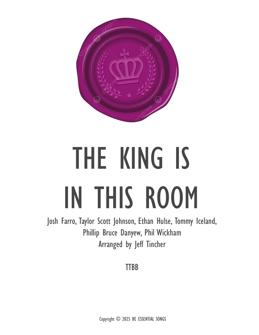 The King Is In The Room The King Is In The Room TTBB scores gallery preview page 1