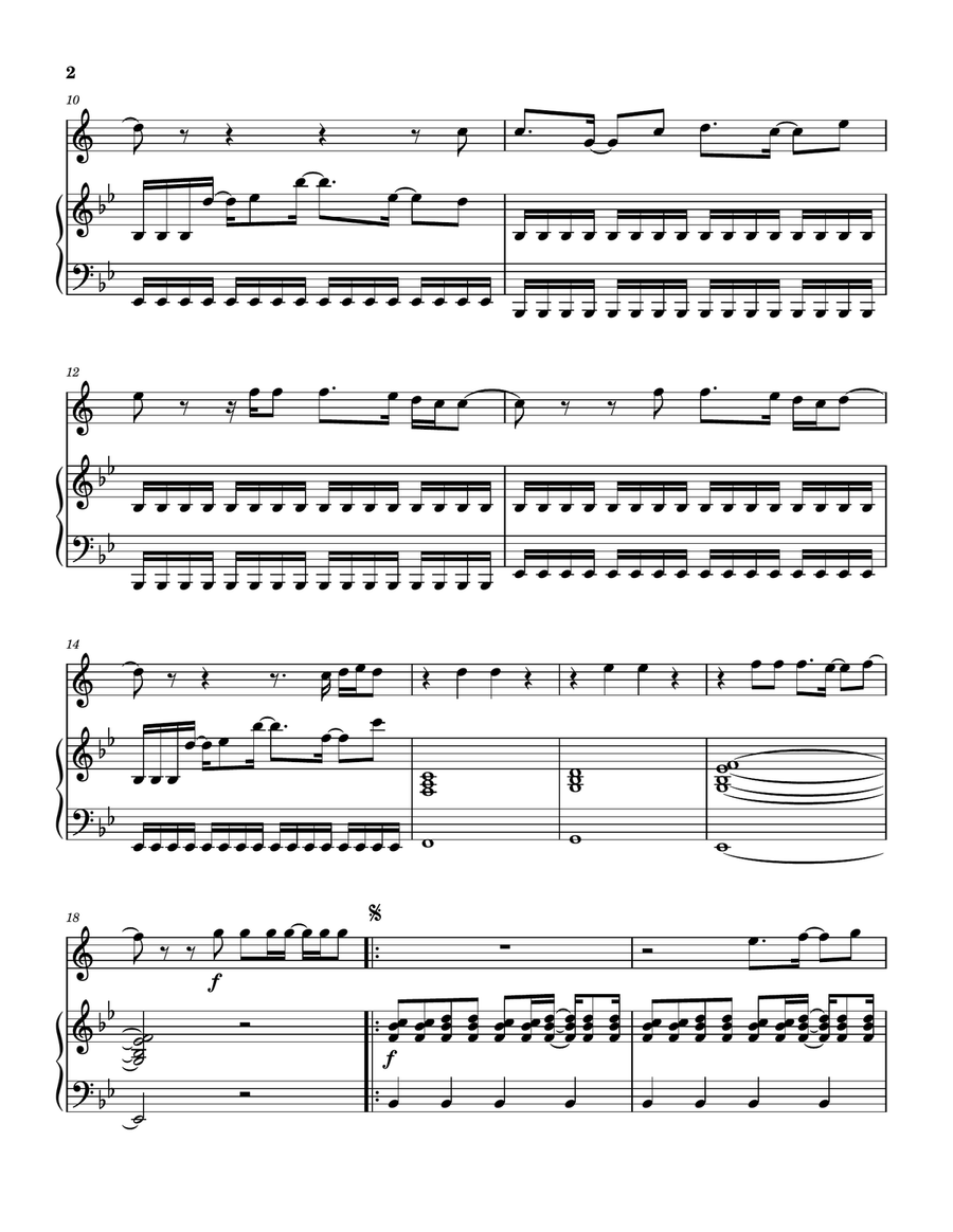 The King Is In The Room B-Flat Trumpet scores gallery preview page 3