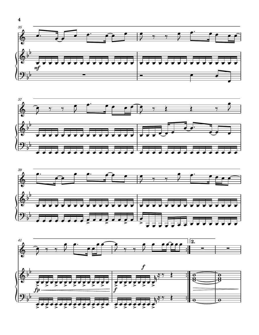 The King Is In The Room B-Flat Trumpet scores gallery preview page 5