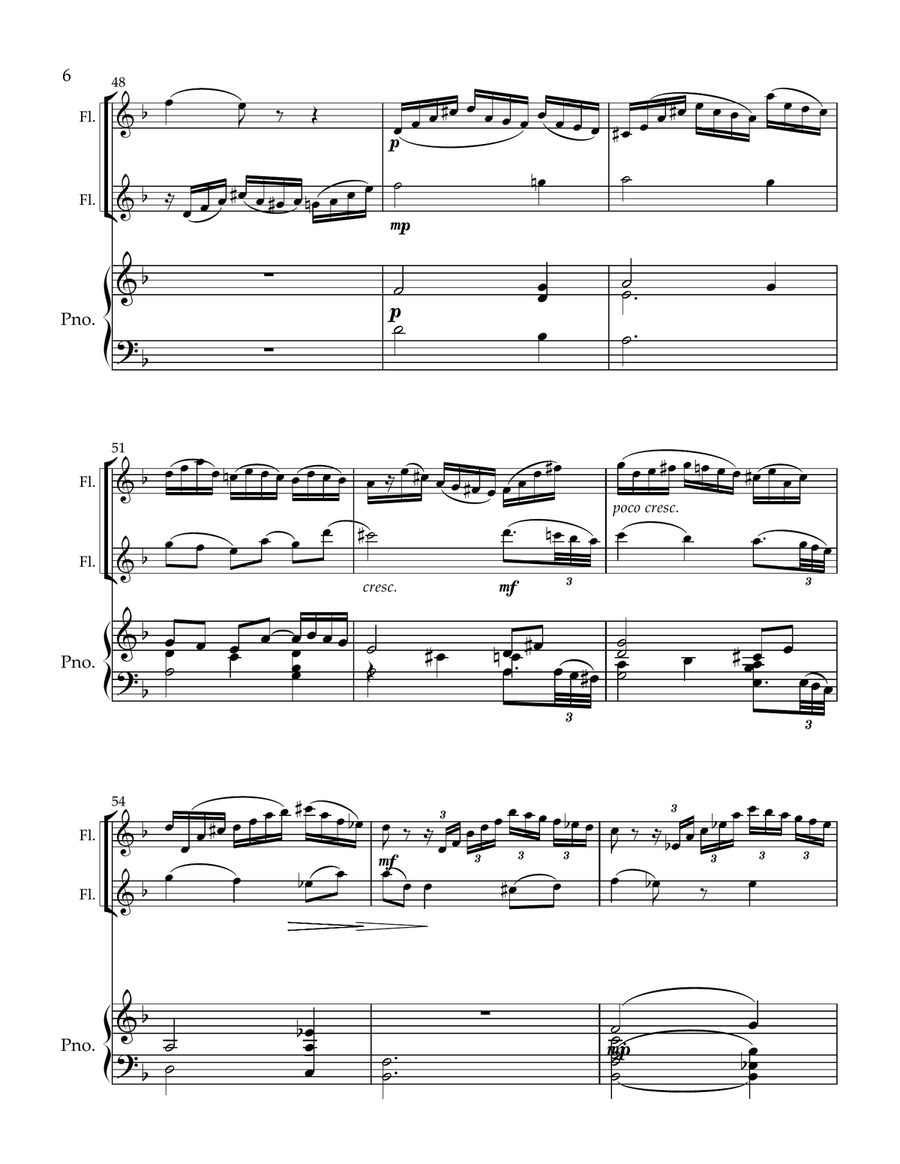 Odelette Odelette Flute Duet scores gallery preview page 6
