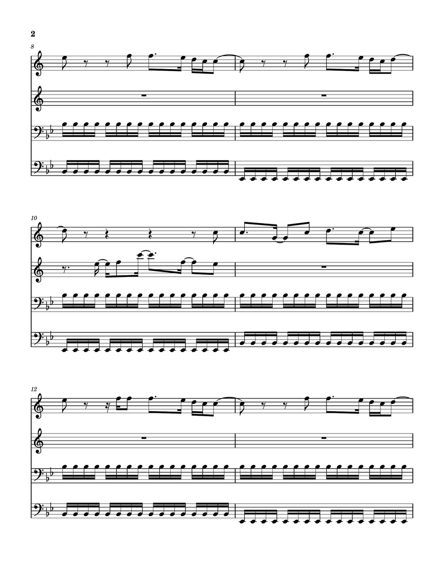 The King Is In The Room Woodwind Quartet scores gallery preview page 3