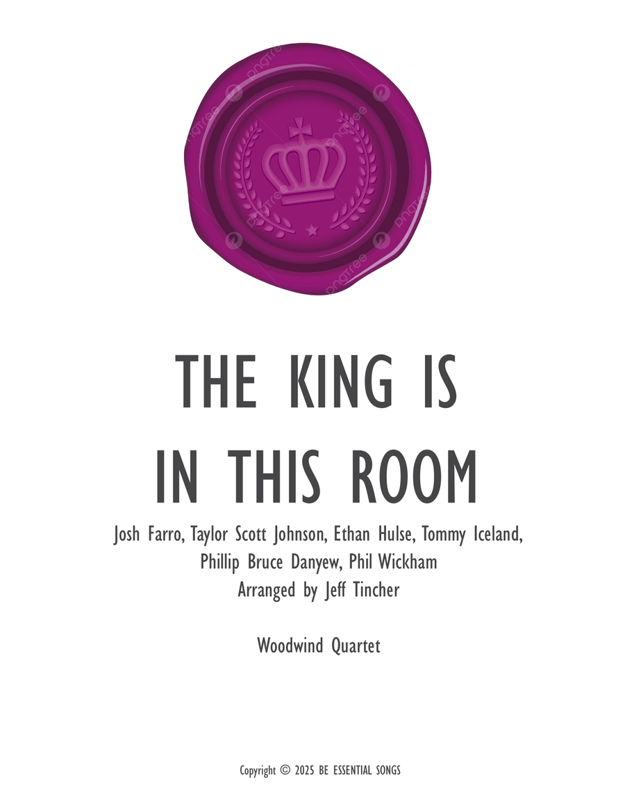 The King Is In The Room Woodwind Quartet scores gallery preview page 1