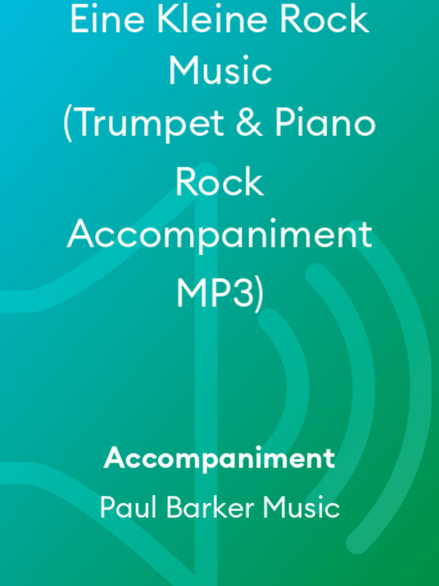 Eine Kleine Rock Music (Trumpet & Piano Rock Accompaniment MP3) Trumpet scores gallery preview page 1
