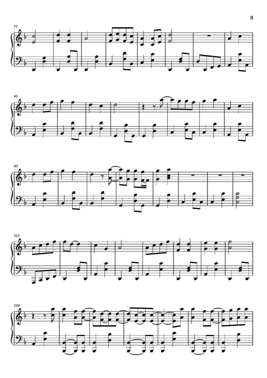 Circle In The Sand Circle In The Sand Piano Solo scores gallery preview page 3