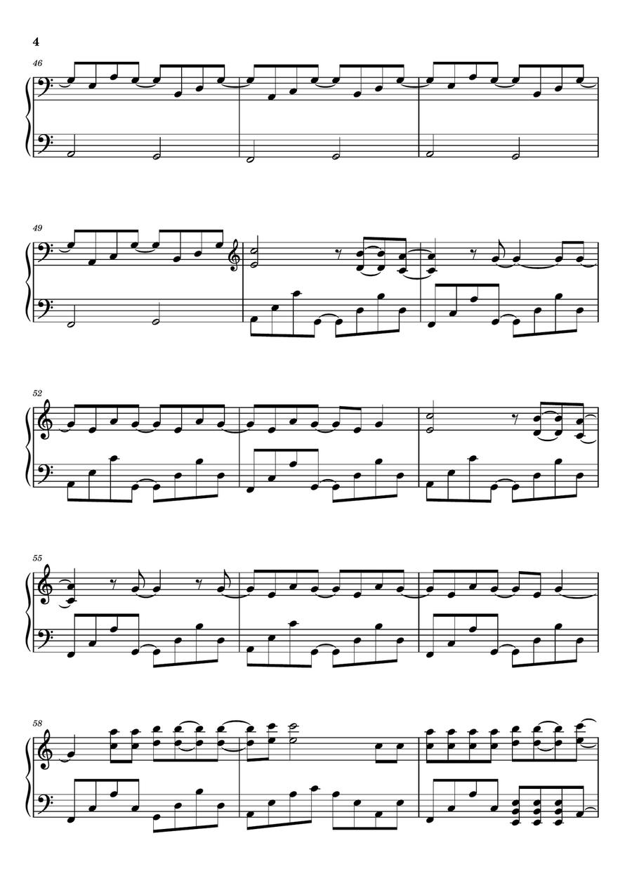 Don't Fear The Reaper Don't Fear The Reaper Piano Solo scores gallery preview page 4