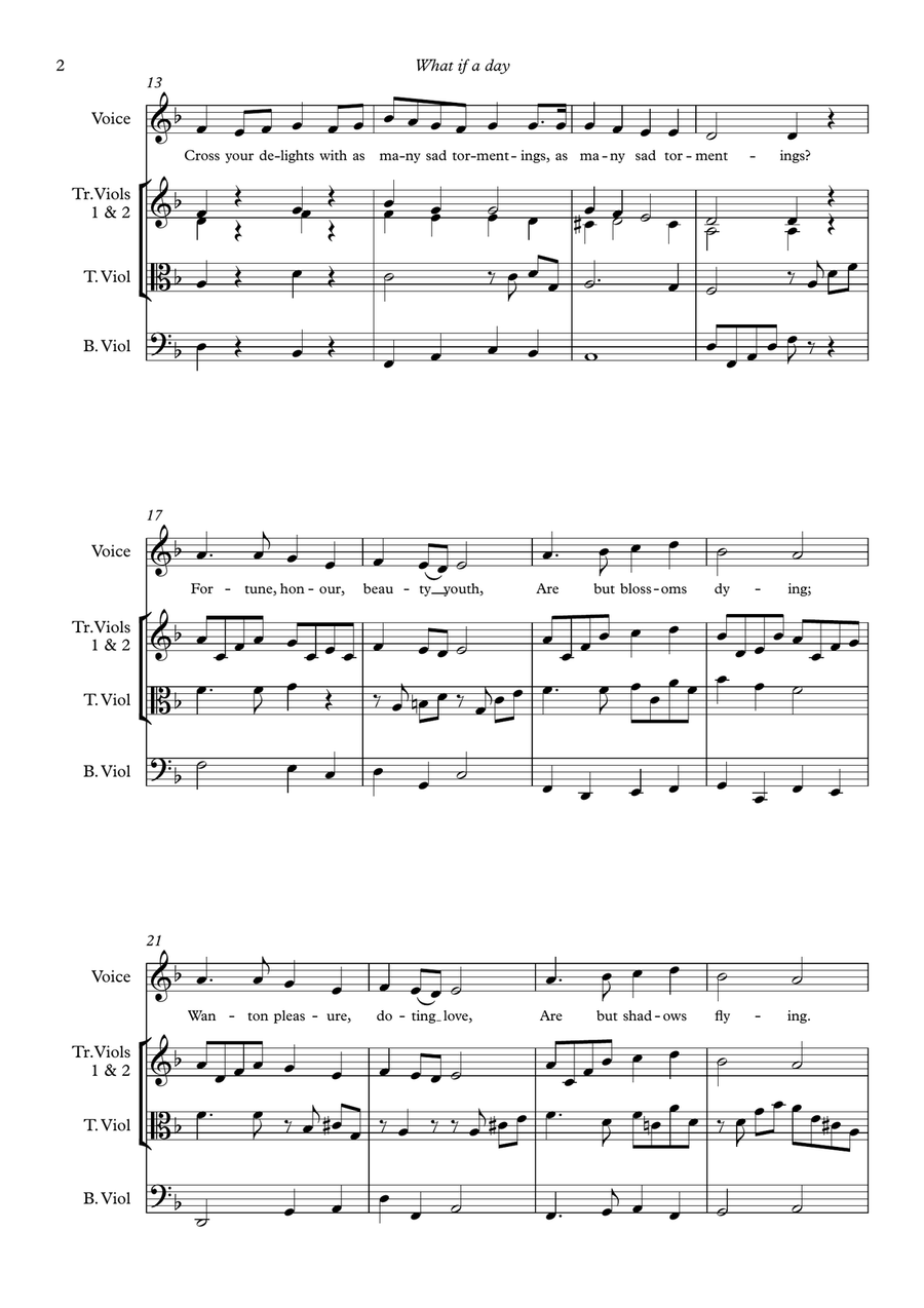 What if a day (for voice and ensemble) Small Ensemble scores gallery preview page 4