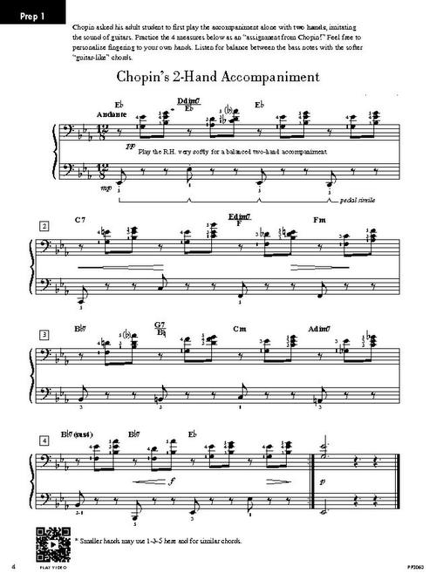Chopin: Nocturne in E-flat Major, Op. 9 No. 2 Piano Method scores gallery preview page 3