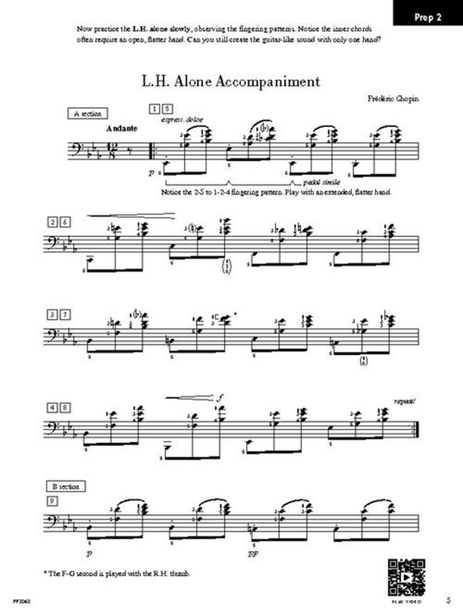 Chopin: Nocturne in E-flat Major, Op. 9 No. 2 Piano Method scores gallery preview page 4