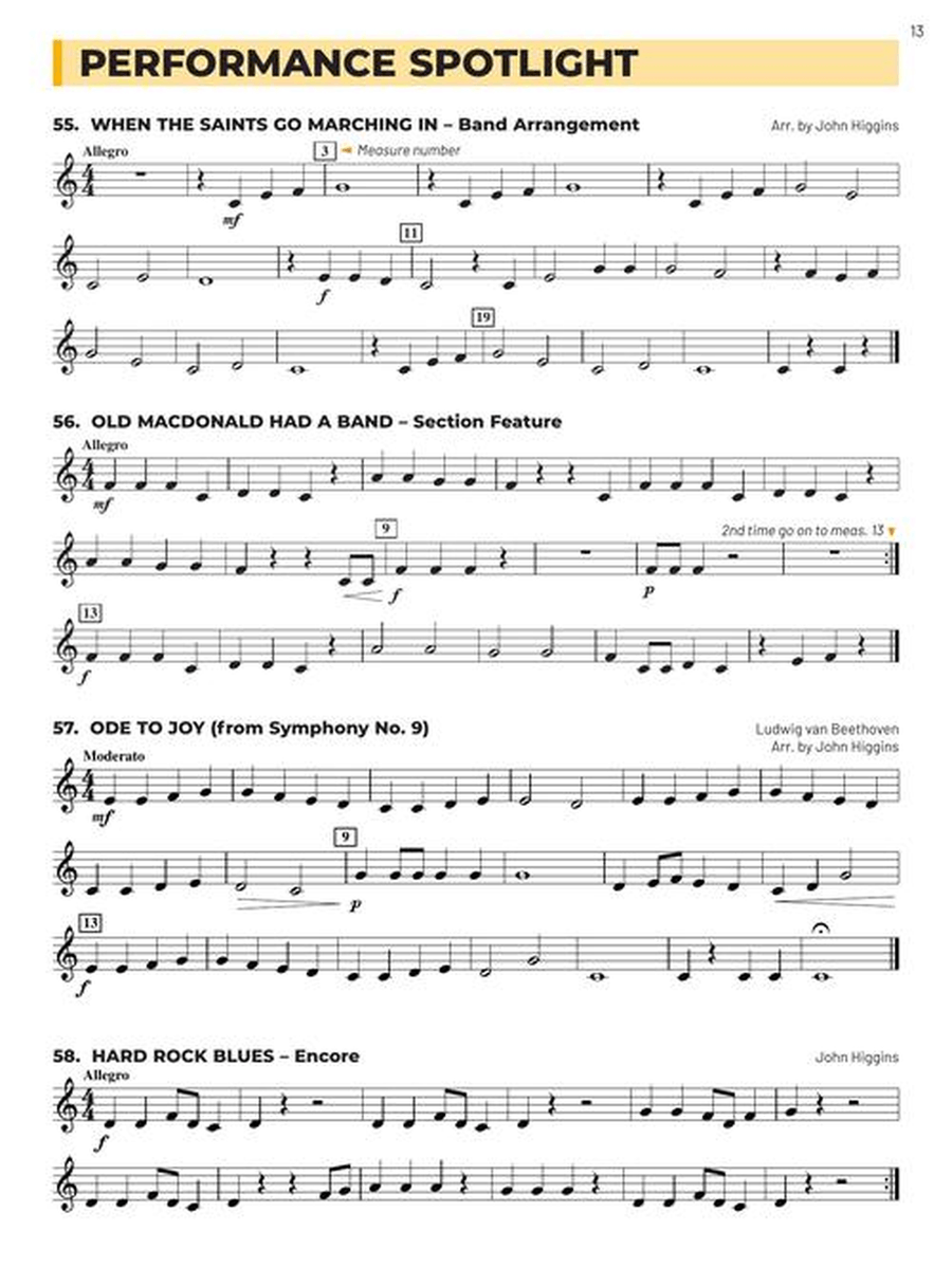 Essential Elements for Band – Bb Trumpet Book 1 with Online Resources Concert Band Methods scores gallery preview page 5