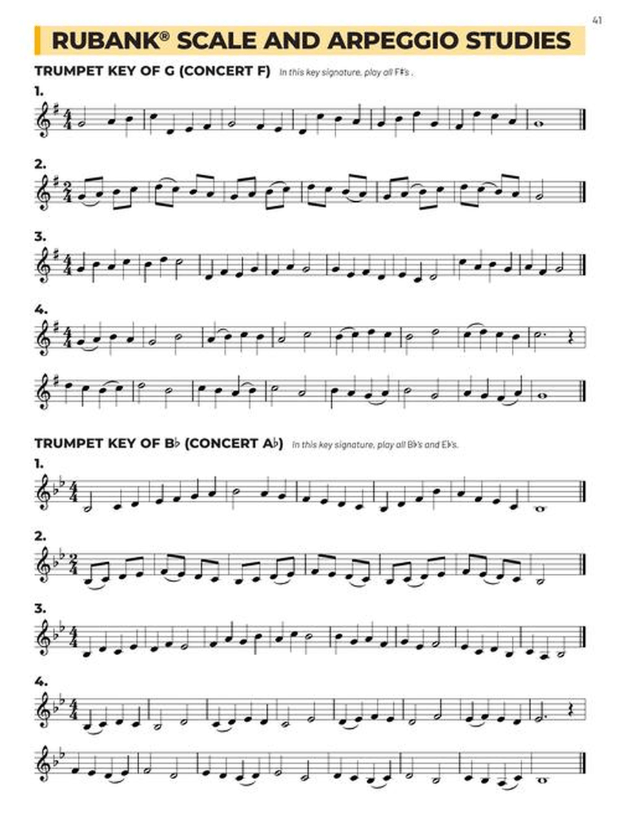 Essential Elements for Band – Bb Trumpet Book 1 with Online Resources Concert Band Methods scores gallery preview page 6