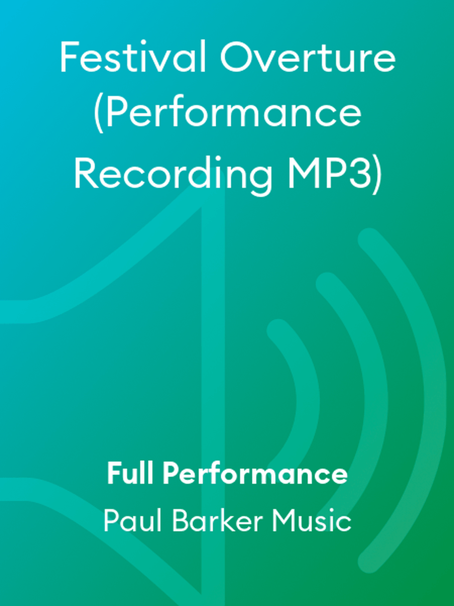 Festival Overture (Performance Recording MP3) Harpsichord scores gallery preview page 1
