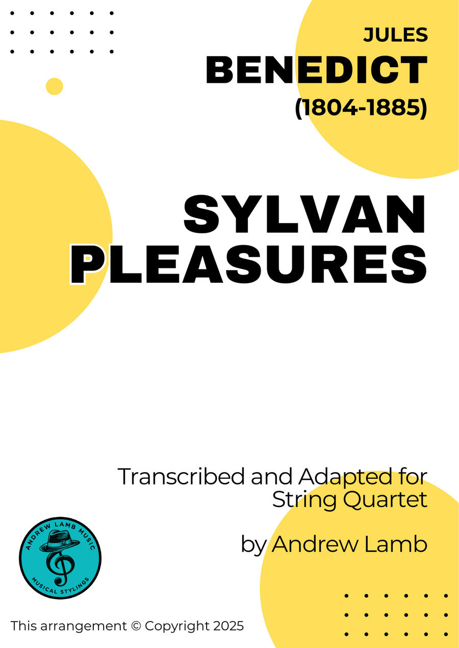 Jules Benedict | Sylvan Pleasures | for String Quartet String Quartet scores gallery preview page 1