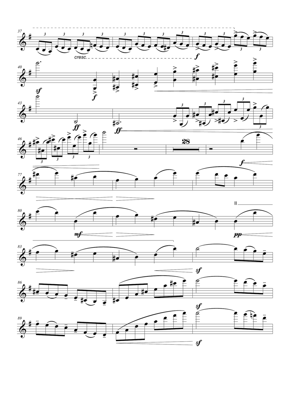 Mendelsshon, CONCERTO PER VIOLINO IN MI MINORE Op. 64 Violin Solo scores gallery preview page 2