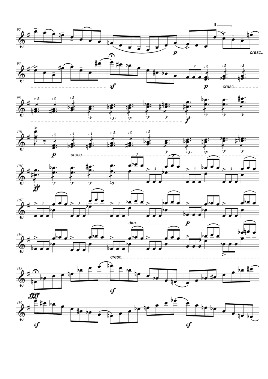 Mendelsshon, CONCERTO PER VIOLINO IN MI MINORE Op. 64 Violin Solo scores gallery preview page 3