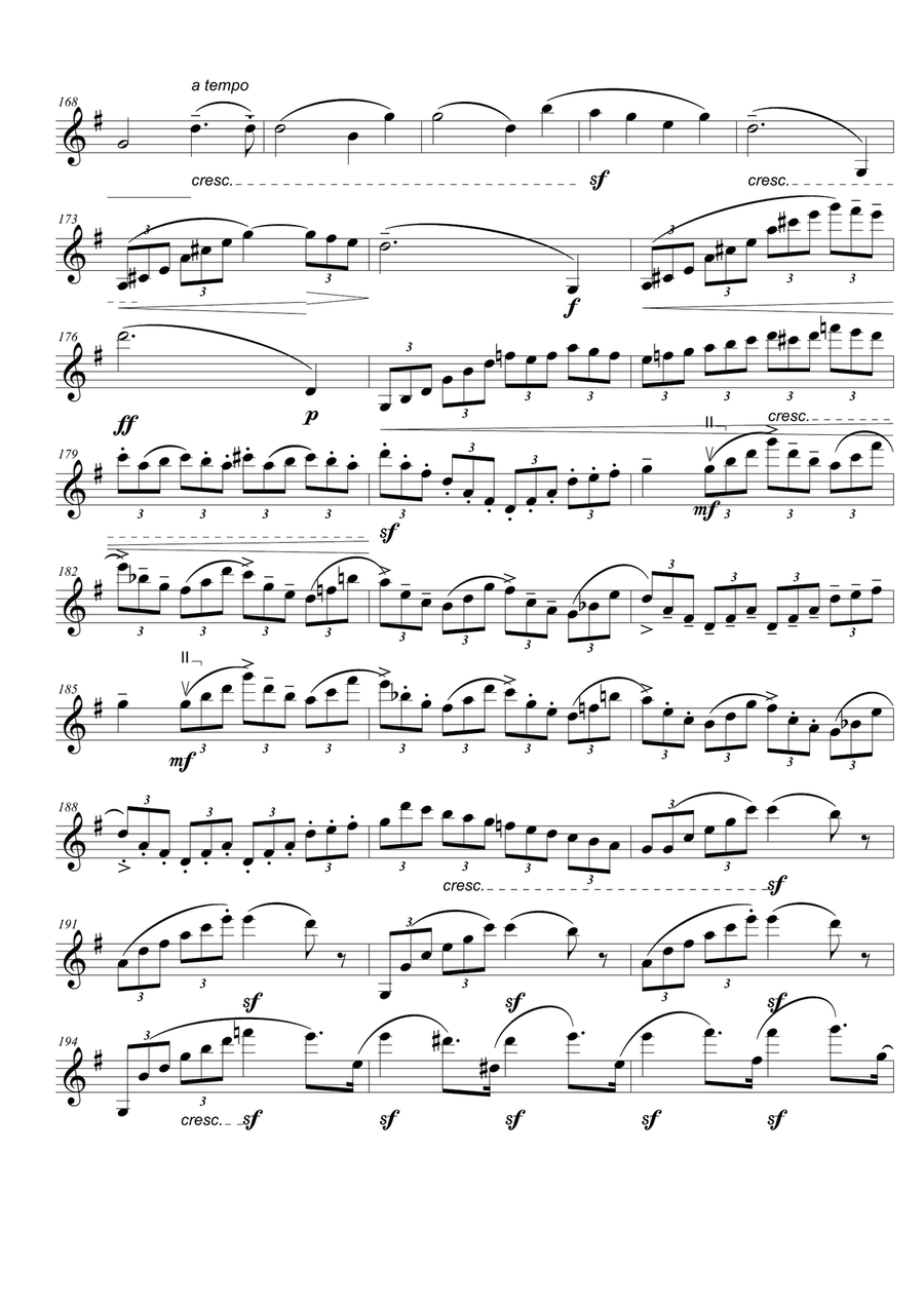 Mendelsshon, CONCERTO PER VIOLINO IN MI MINORE Op. 64 Violin Solo scores gallery preview page 5