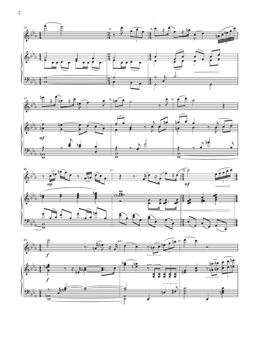 Duet For Flute And Piano, No. 1 Flute Solo scores gallery preview page 2