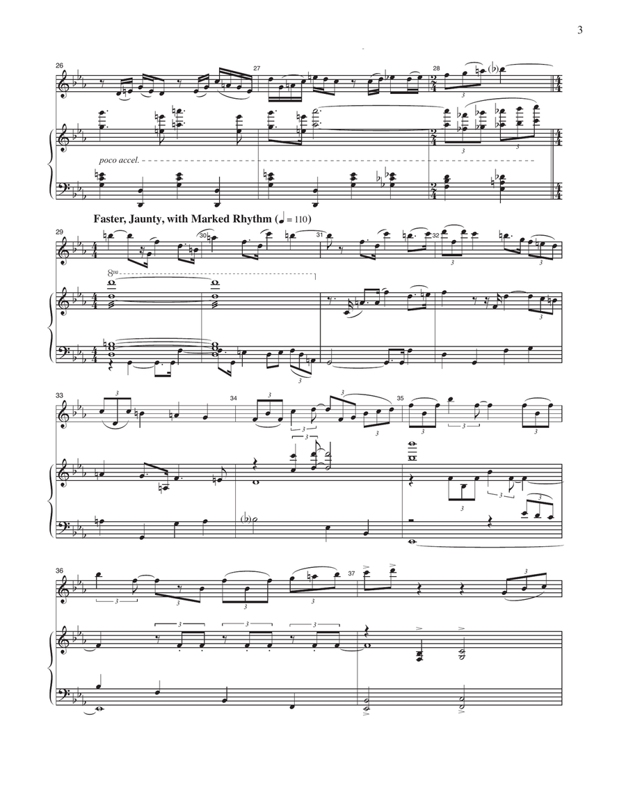 Duet For Flute And Piano, No. 1 Flute Solo scores gallery preview page 3
