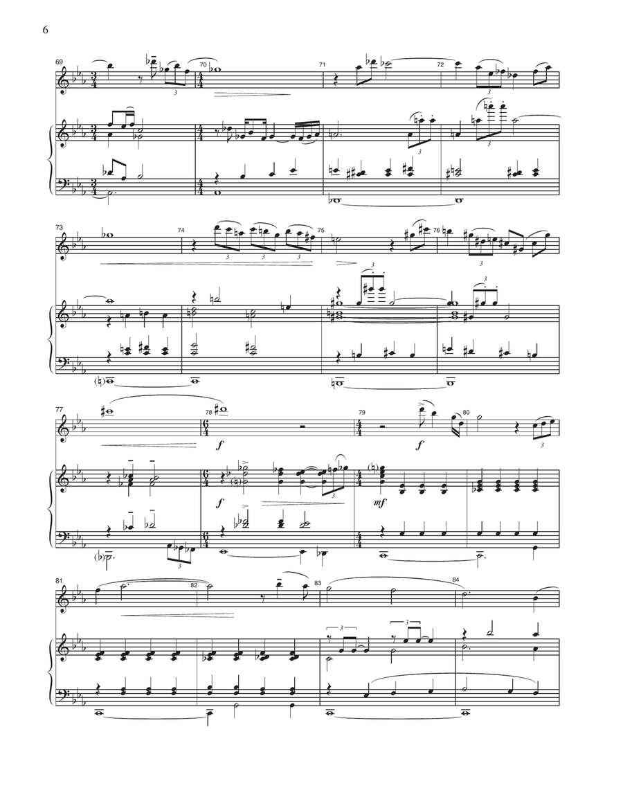 Duet For Flute And Piano, No. 1 Flute Solo scores gallery preview page 6