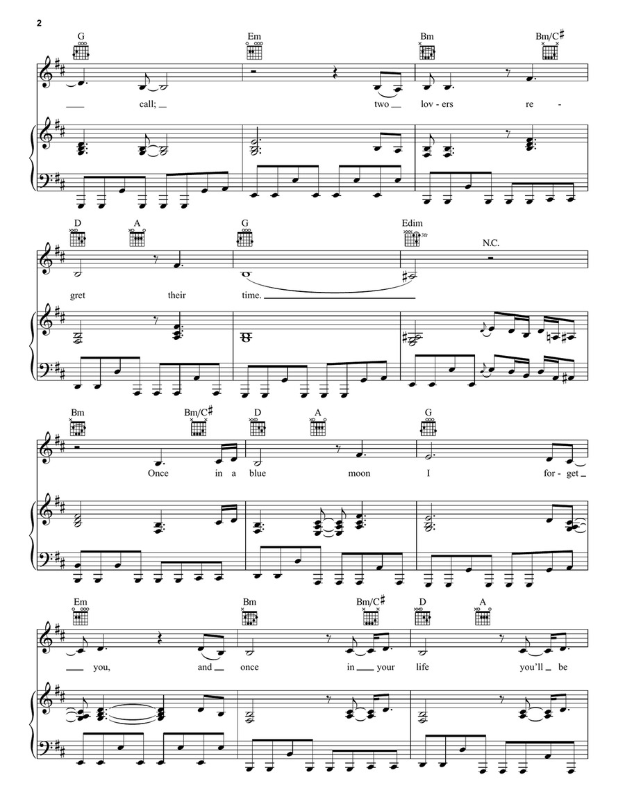 Vanish Into You Vanish Into You Piano, Vocal, Guitar scores gallery preview page 2
