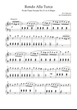 Mozart – Rondo Alla Turca | Simplified & Shortened Version