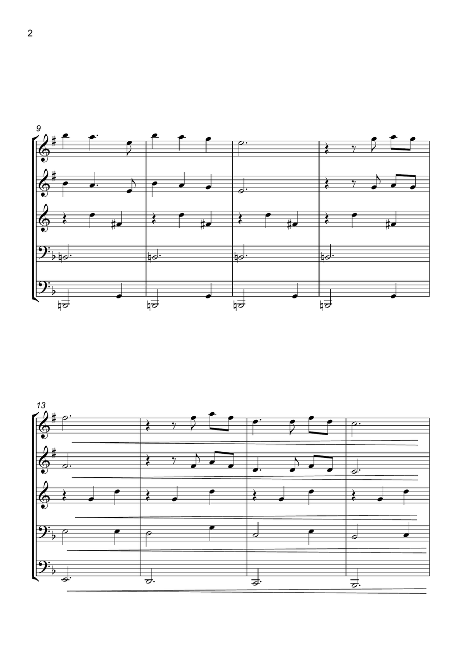 Married Life Married Life Brass Quintet scores gallery preview page 3