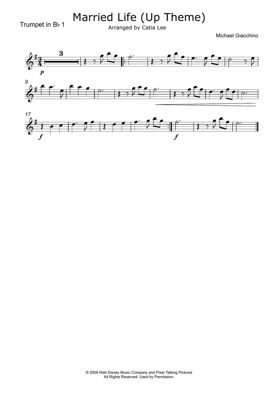 Married Life Married Life Brass Quintet scores gallery preview page 5