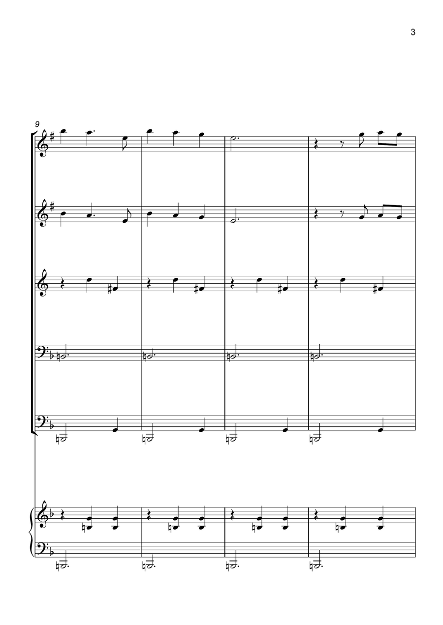 Married Life Married Life Brass Quintet scores gallery preview page 4