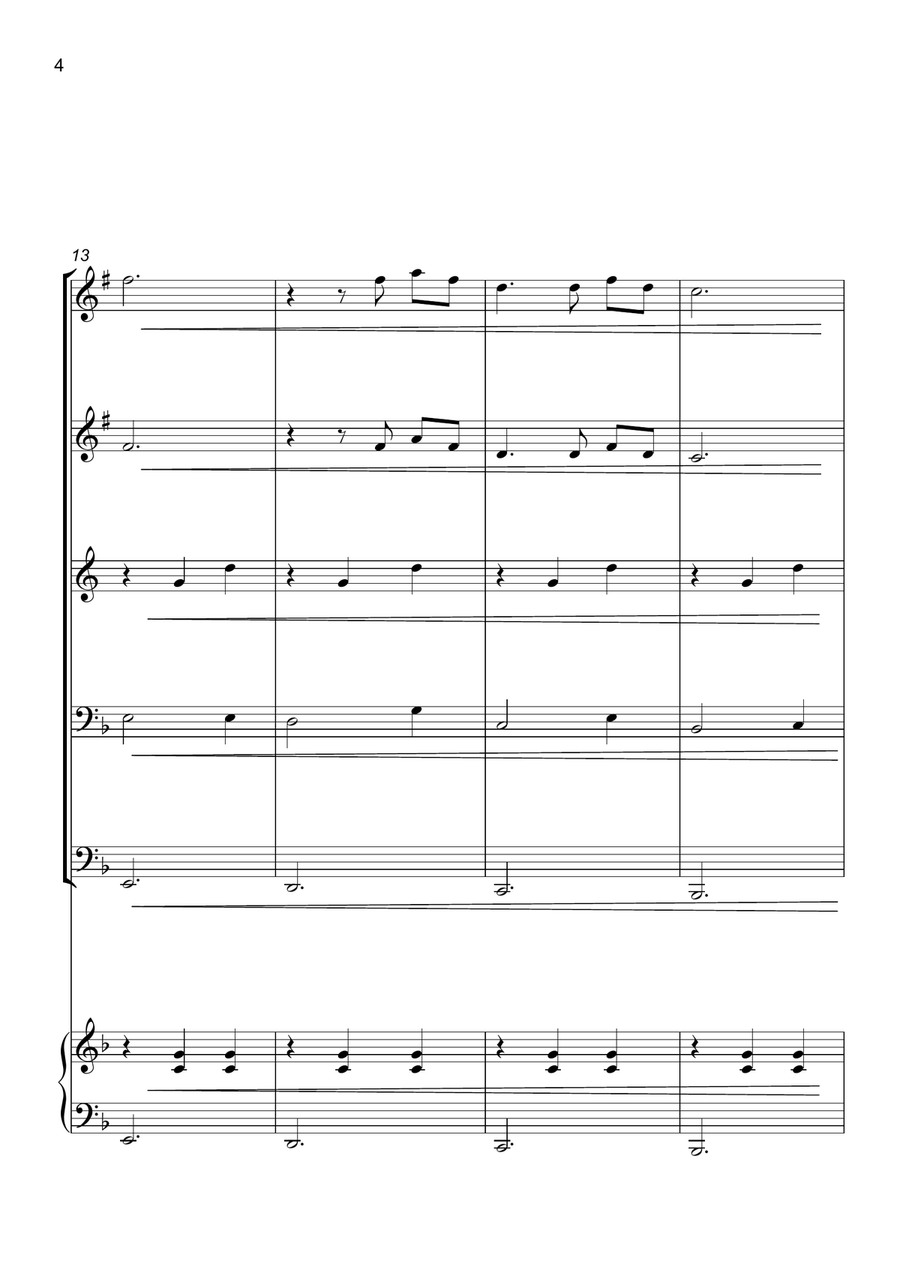 Married Life Married Life Brass Quintet scores gallery preview page 5