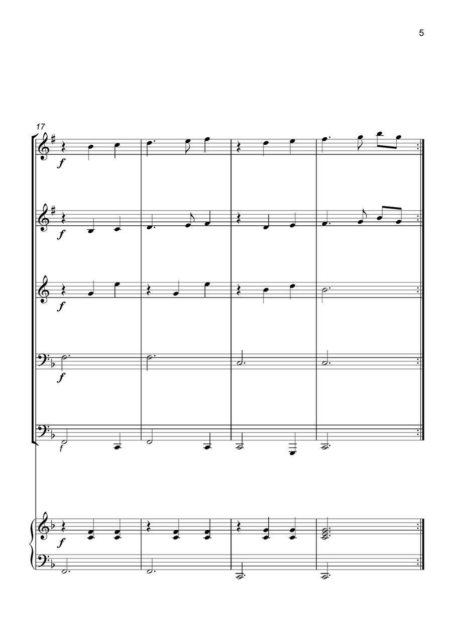 Married Life Married Life Brass Quintet scores gallery preview page 6