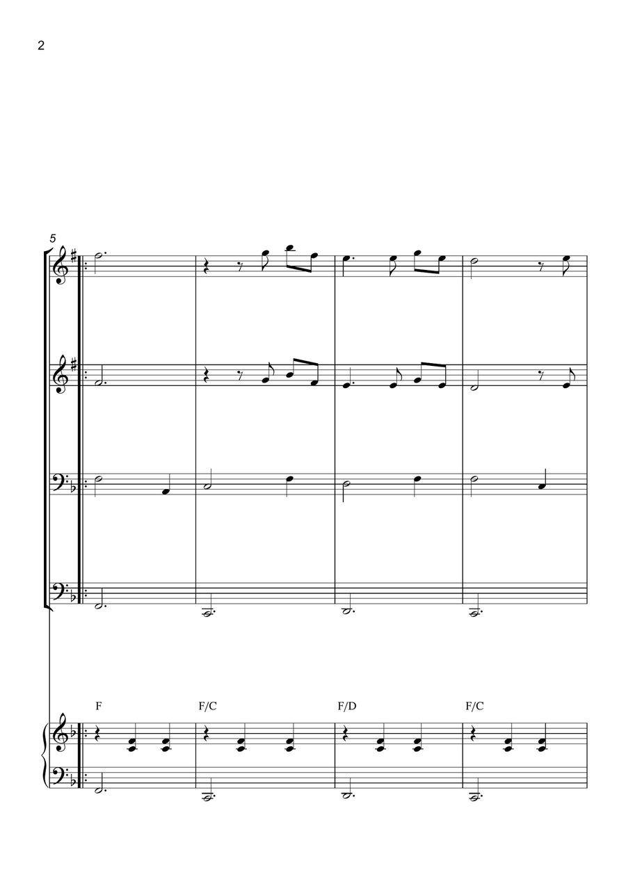 Married Life Married Life Brass Quartet scores gallery preview page 3