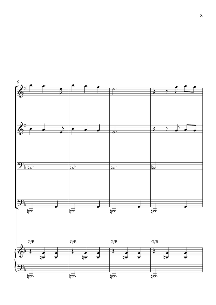 Married Life Married Life Brass Quartet scores gallery preview page 4