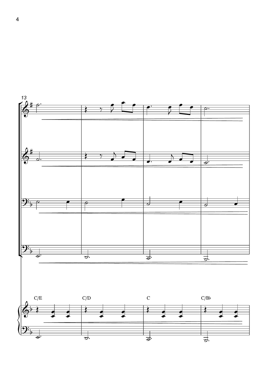 Married Life Married Life Brass Quartet scores gallery preview page 5