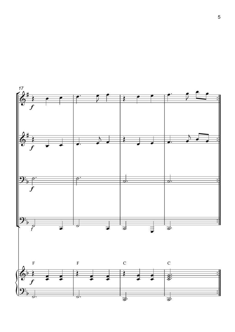 Married Life Married Life Brass Quartet scores gallery preview page 6