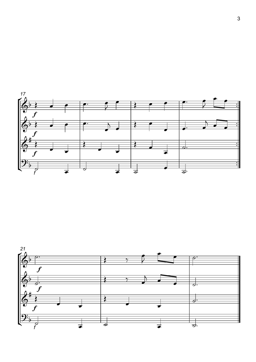 Married Life Married Life Woodwind Quartet scores gallery preview page 4