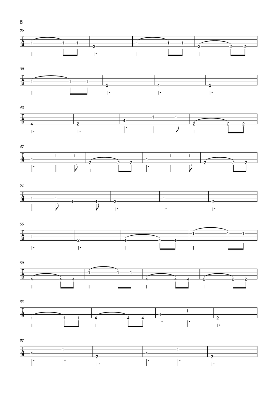 I'm With You I'm With You Acoustic Guitar scores gallery preview page 2